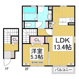 ルミエール【2階】の間取り