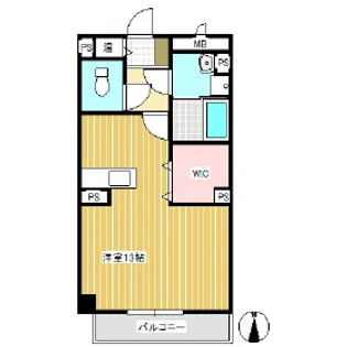 ジオ グランド ドエル【204号室】の間取り