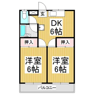 セピアマンション【204号室】の間取り