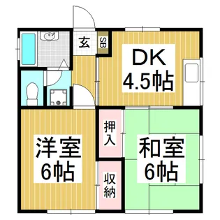 長野県駒ヶ根市赤穂【一戸建】の間取り