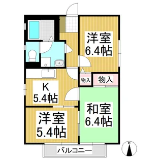 フレグランス公【101号室】の間取り