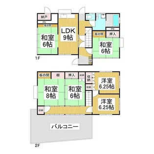 長野県上伊那郡宮田村【一戸建】の間取り