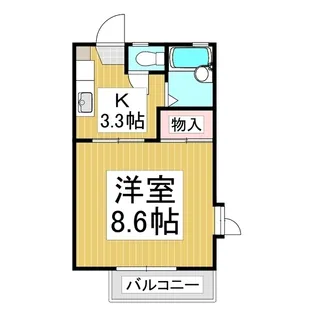 フレグランスしん F棟【2階】の間取り