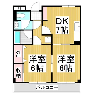 リブアドニス【1階】の間取り