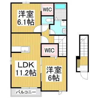 サニー・ブリーゼ・N【2階】の間取り