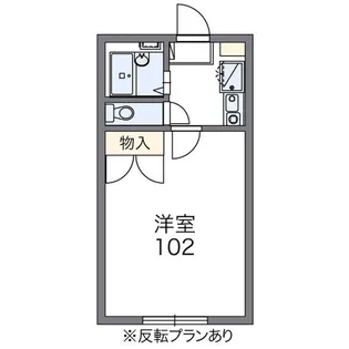 レオパレスサンガ【106号室】の間取り