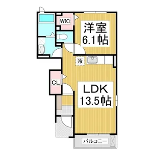 カーサレーノ2【1階】の間取り