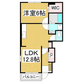 ル・サンシャイン Ⅲ【1階】の間取り
