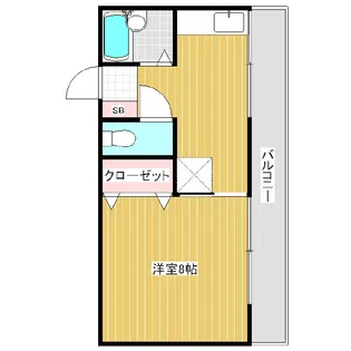 コーポ智光【202号室】の間取り