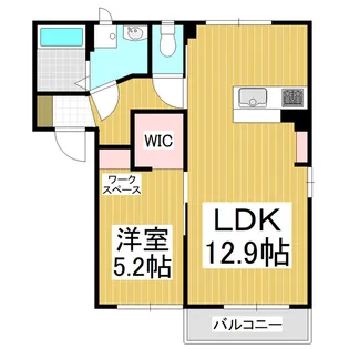 フレグランスForever E棟【1階】の間取り