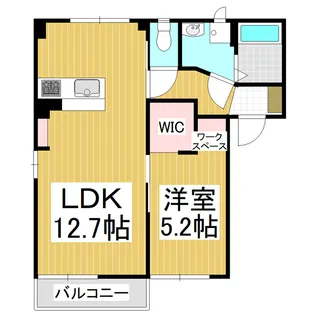 フレグランスFOREVER E棟【1階】の間取り