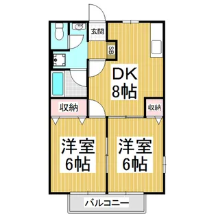 H・Sマンション【203号室】の間取り