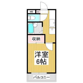 サンサイド7【102号室】の間取り