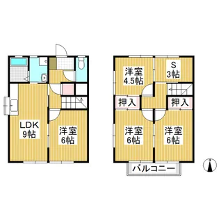 長野県須坂市塩川町【テラスハウス】の間取り