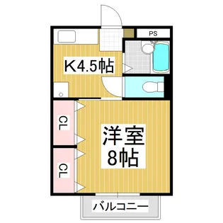 Surplus One MARUI【1階】の間取り