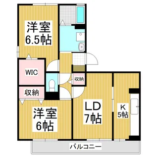 スクエアガーデンKAMAKURA B棟【303号室】の間取り