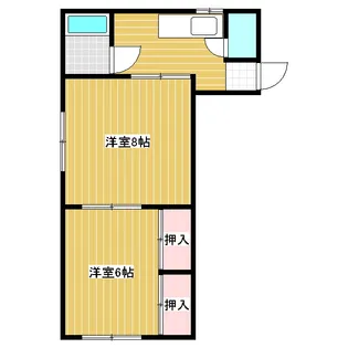 ホワイトパレス【103号室】の間取り