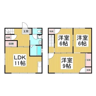 メゾン柏原A【103号室】の間取り
