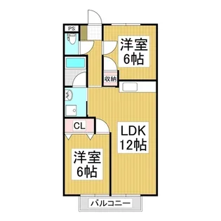 グリーンヒルズ大前【203号室】の間取り