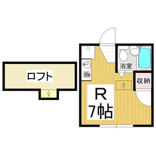 メゾン岡の宮C棟【204号室】の間取り