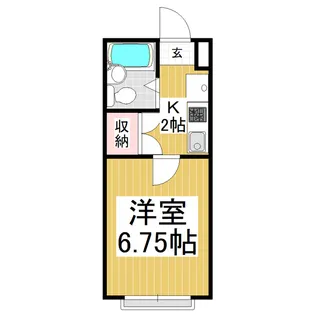 イレブンハウス【1A号室】の間取り