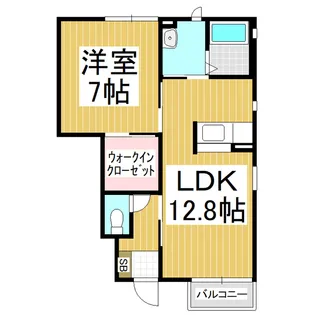 ヴィラ ウィンド B【1階】の間取り