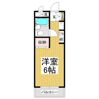 グリンピュア豊科 B【102号室】の間取り