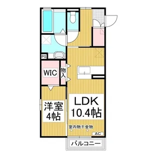 セジュール・アルス【2階】の間取り