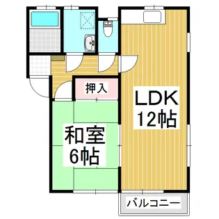 フレグランス八星【101号室】の間取り