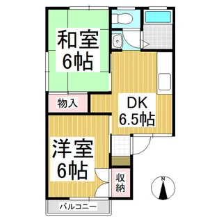 パークタウン北長野 C棟【102号室】の間取り