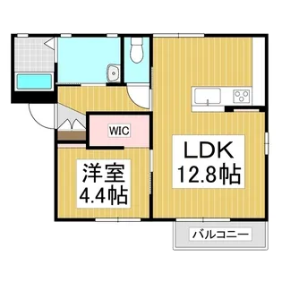 アルカサーノ 富貴原【202号室】の間取り