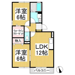 シャルマンA【105号室】の間取り