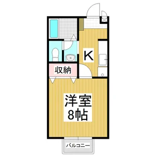 サニーコート村井【2階】の間取り