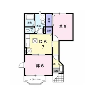 サンモリッツ【1階】の間取り