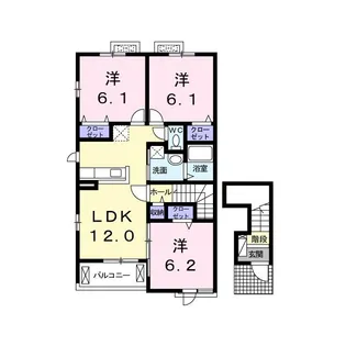 サンライズ大塚 T【2階】の間取り