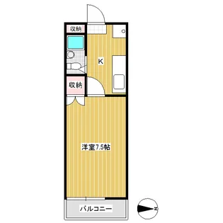 シンプレックス神畑【302号室】の間取り