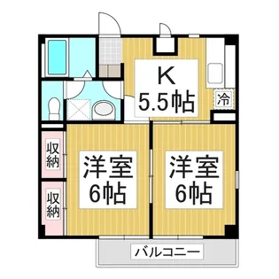 サンセール西澤【1階】の間取り
