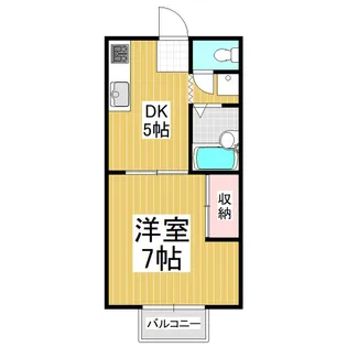 サンシティ旭【101号室】の間取り