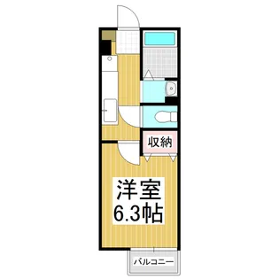 スマイルコート【102号室】の間取り