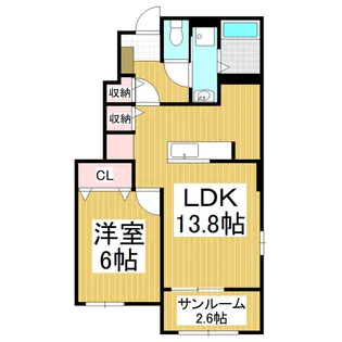 グレースハウス・SK【1階】の間取り