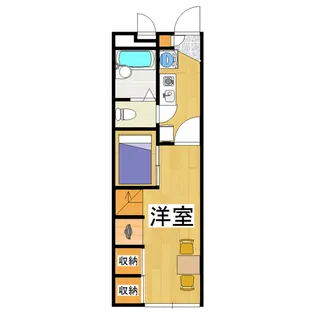 レオパレス城東【201号室】の間取り