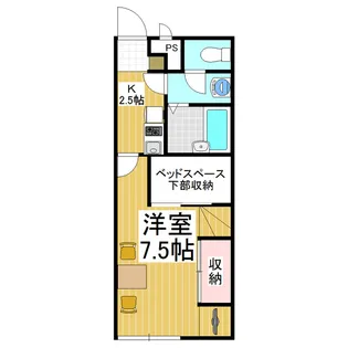 グリーンハウス【101号室】の間取り