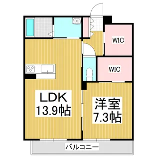 ジー・プレイス【1階】の間取り