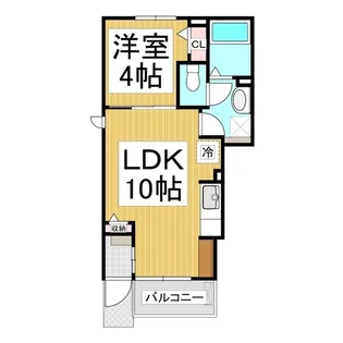 シェリール(丹波島)【1階】の間取り