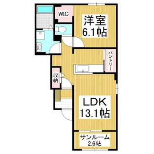アイファ・長澤【1階】の間取り