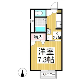 フレグランスさとみ【103号室】の間取り