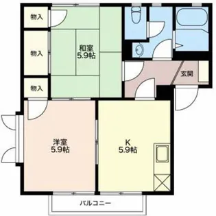 フレグランスマルベリィ・S【101号室】の間取り