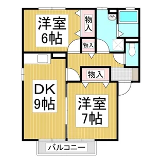 セジュール綱島 B棟【1階】の間取り