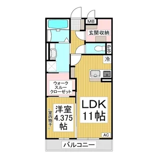 テルメ上山田【2階】の間取り