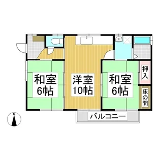 ハイツコトブキ【B号室】の間取り